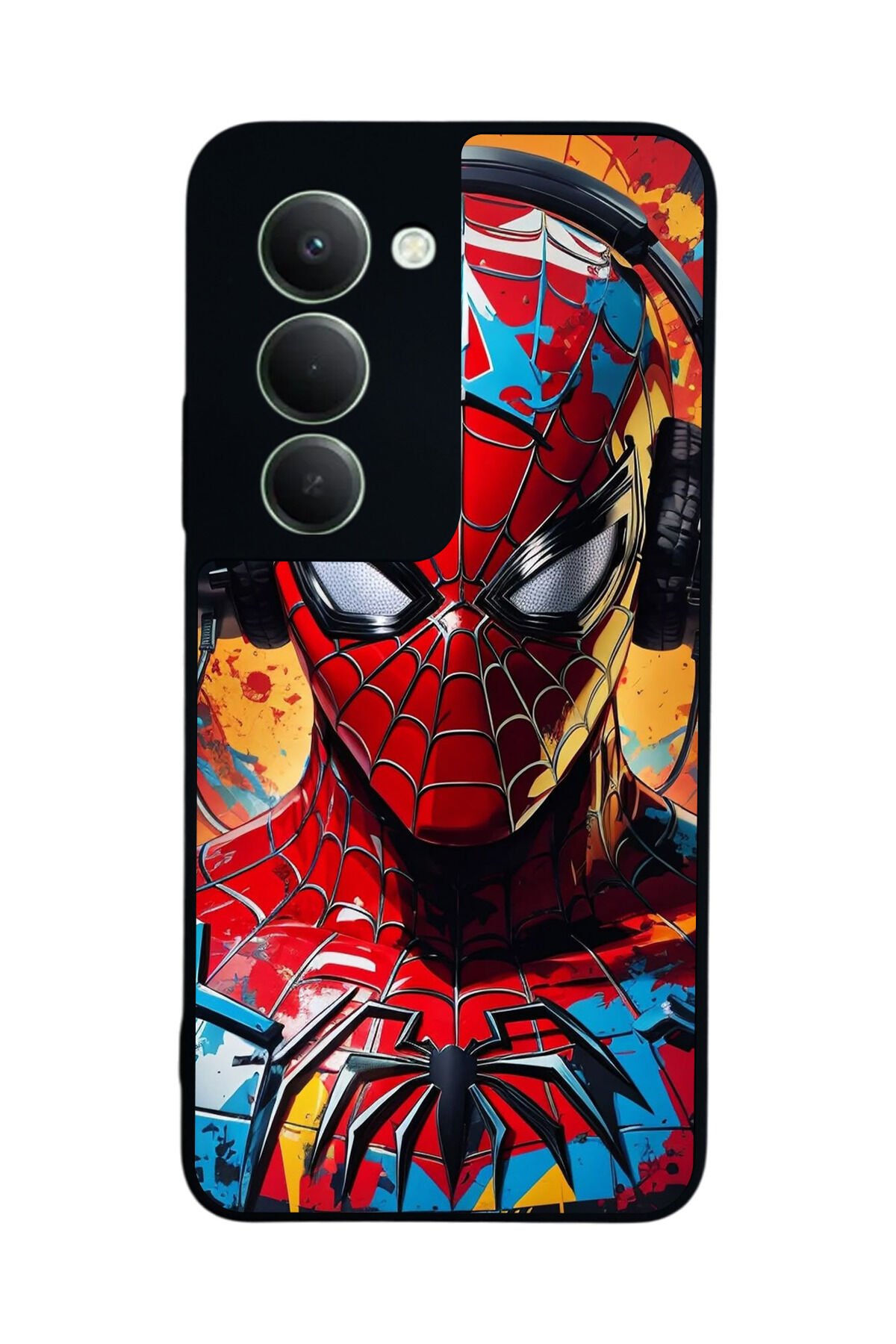 Xiaomi Redmi 15 5G Uyumlu Spider Man ( Örümcek Adam ) Tasarımlı Glossy Premium Kılıf