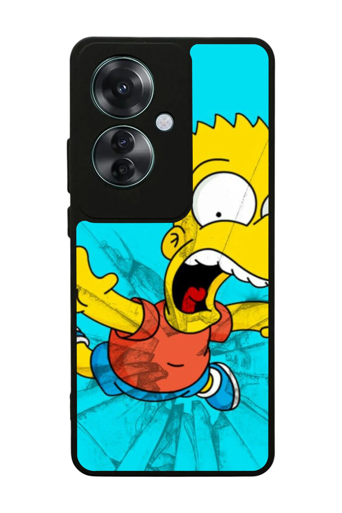 Oppo Reno 11F Uyumlu The Simpsons Tasarımlı Glossy Premium Kılıf
