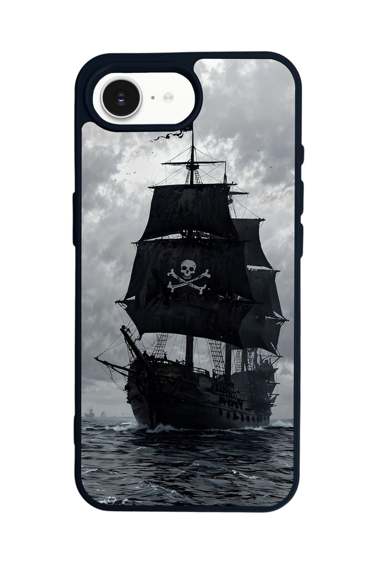 iPhone 16E Uyumlu Korsan Tasarımlı Glossy Premium Kılıf