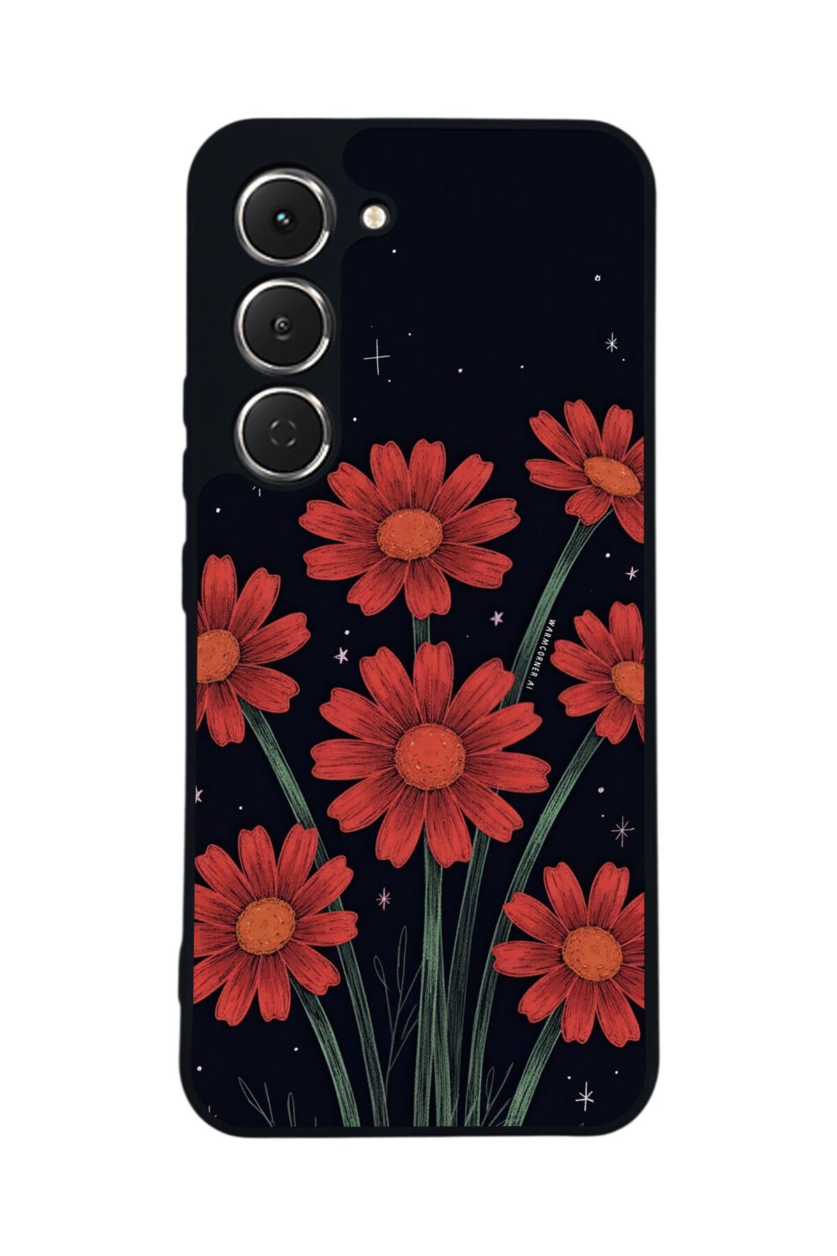 Tecno Spark 40 Pro Uyumlu Floral Tasarımlı Glossy Premium Kılıf