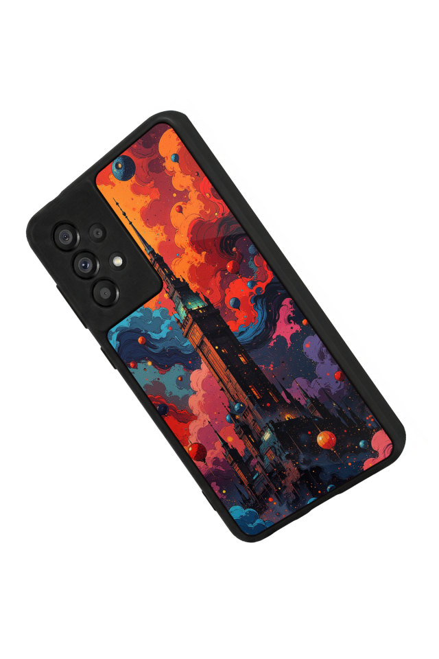 Samsung Galaxy A73 Uyumlu Abstract Tasarımlı Glossy Premium Kılıf