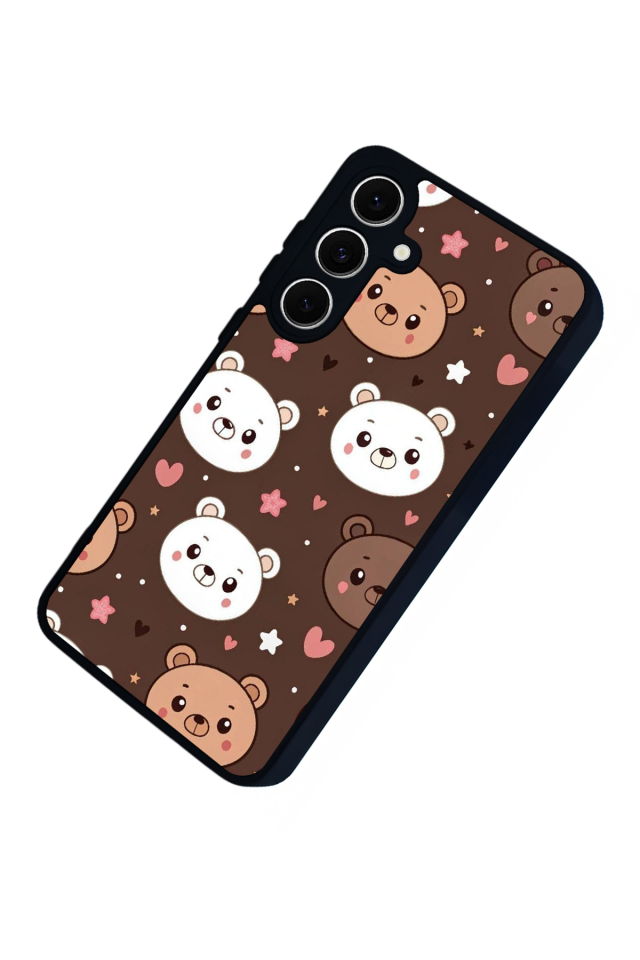 Samsung Galaxy S24 FE Uyumlu Panda Tasarımlı Glossy Premium Kılıf