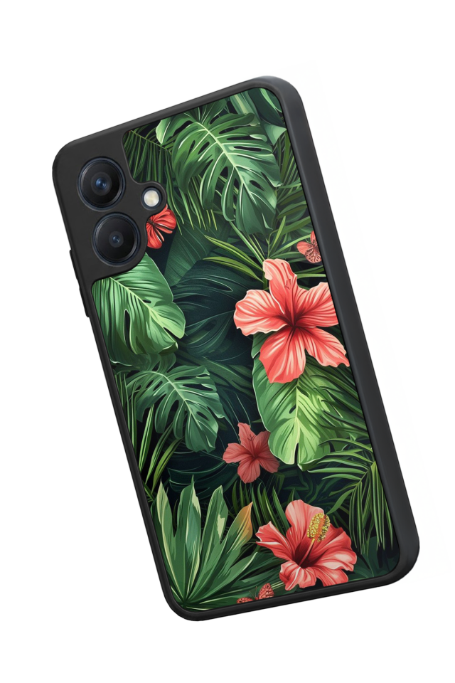 Samsung Galaxy A07 Uyumlu Botanik Tasarımlı Glossy Premium Kılıf