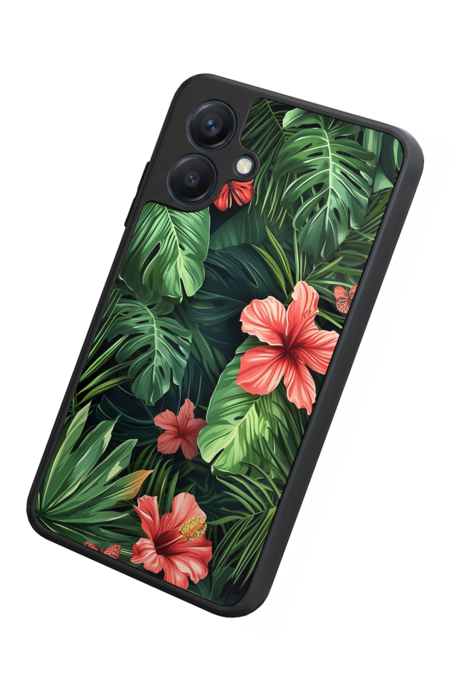 Samsung Galaxy A07 Uyumlu Botanik Tasarımlı Glossy Premium Kılıf