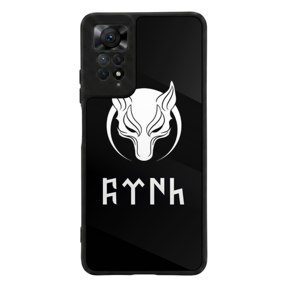 Xiaomi Redmi Note 12 Pro Uyumlu Bozkurt Tasarımlı Glossy Premium Kılıf