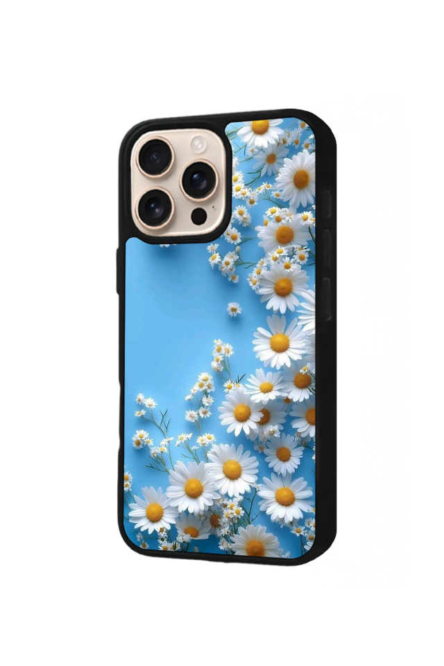 iPhone 14 Pro Max Uyumlu Cicek Tasarımlı Glossy Premium Kılıf