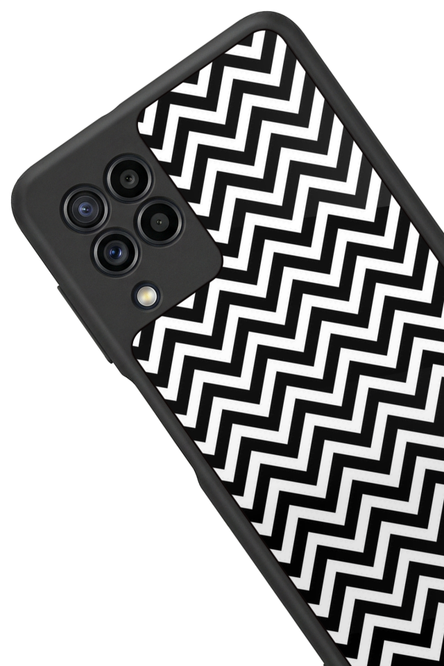 Samsung Galaxy M32 Uyumlu Çizgi Sanatı Tasarımlı Glossy Premium Kılıf