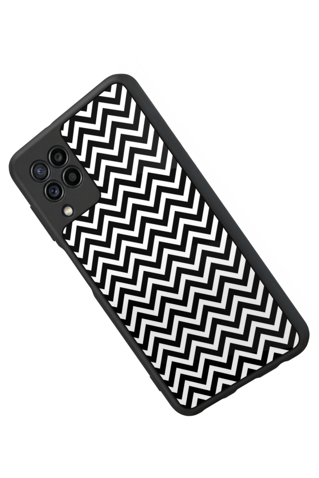 Samsung Galaxy M32 Uyumlu Çizgi Sanatı Tasarımlı Glossy Premium Kılıf