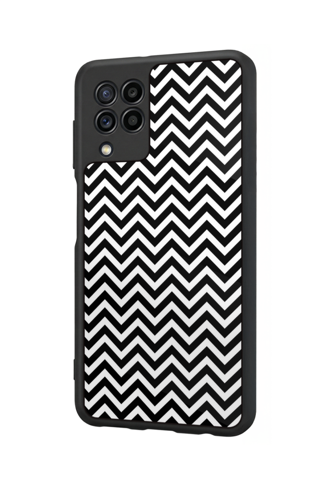 Samsung Galaxy M32 Uyumlu Çizgi Sanatı Tasarımlı Glossy Premium Kılıf