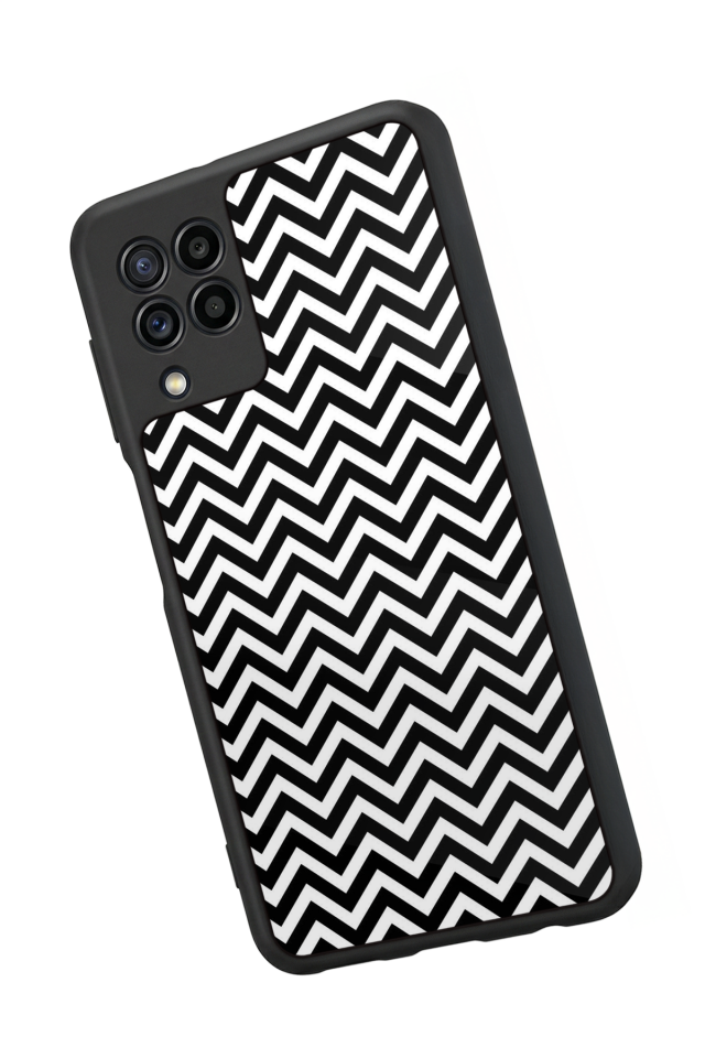 Samsung Galaxy M32 Uyumlu Çizgi Sanatı Tasarımlı Glossy Premium Kılıf