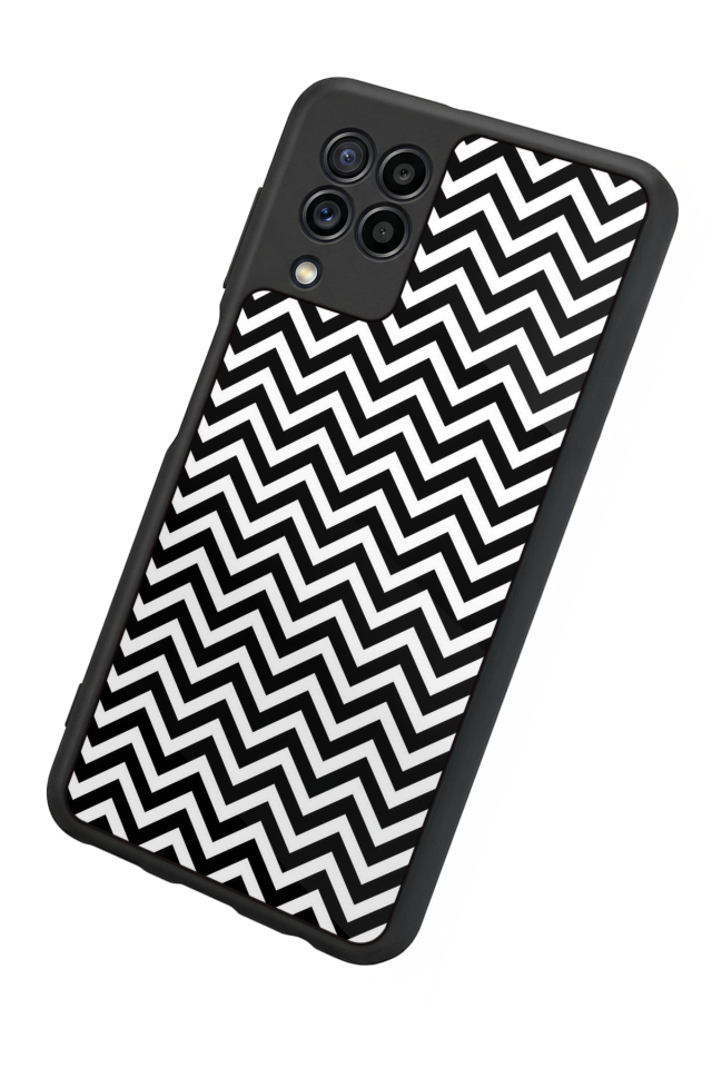 Samsung Galaxy M32 Uyumlu Çizgi Sanatı Tasarımlı Glossy Premium Kılıf