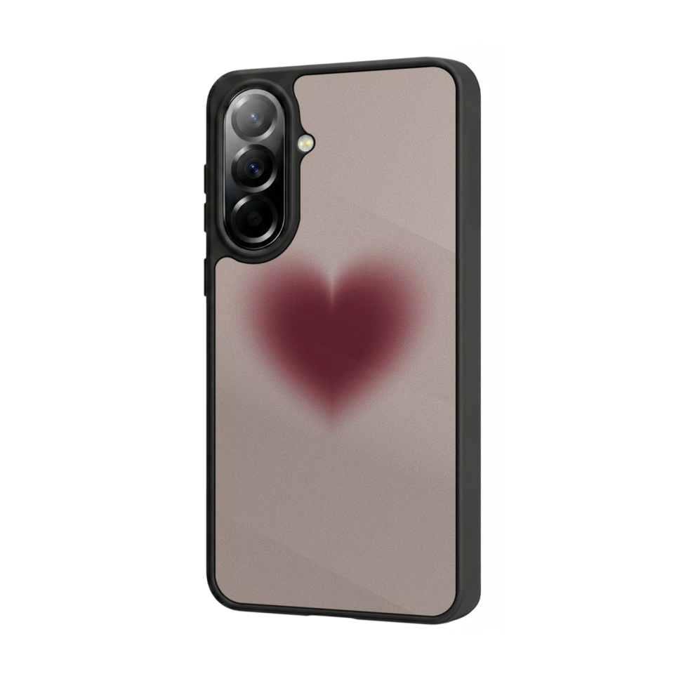 Samsung Galaxy A57 Uyumlu Kalp Love Tasarımlı Glossy Premium Kılıf