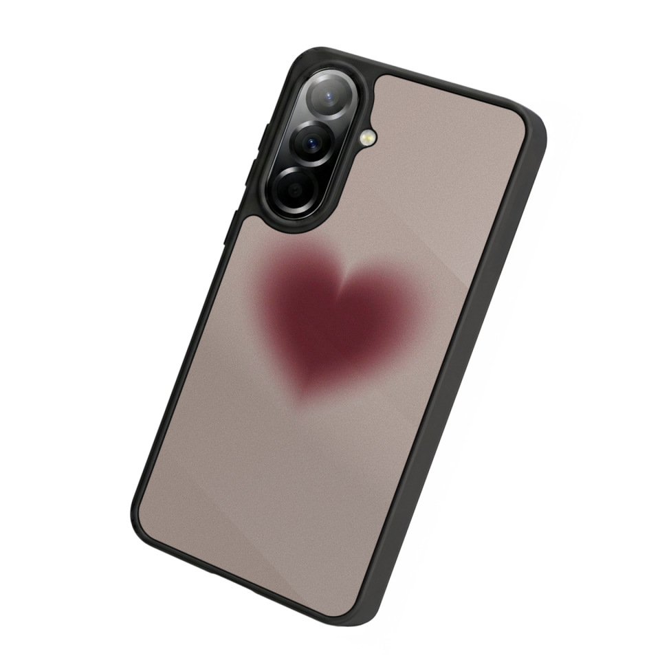 Samsung Galaxy A57 Uyumlu Kalp Love Tasarımlı Glossy Premium Kılıf