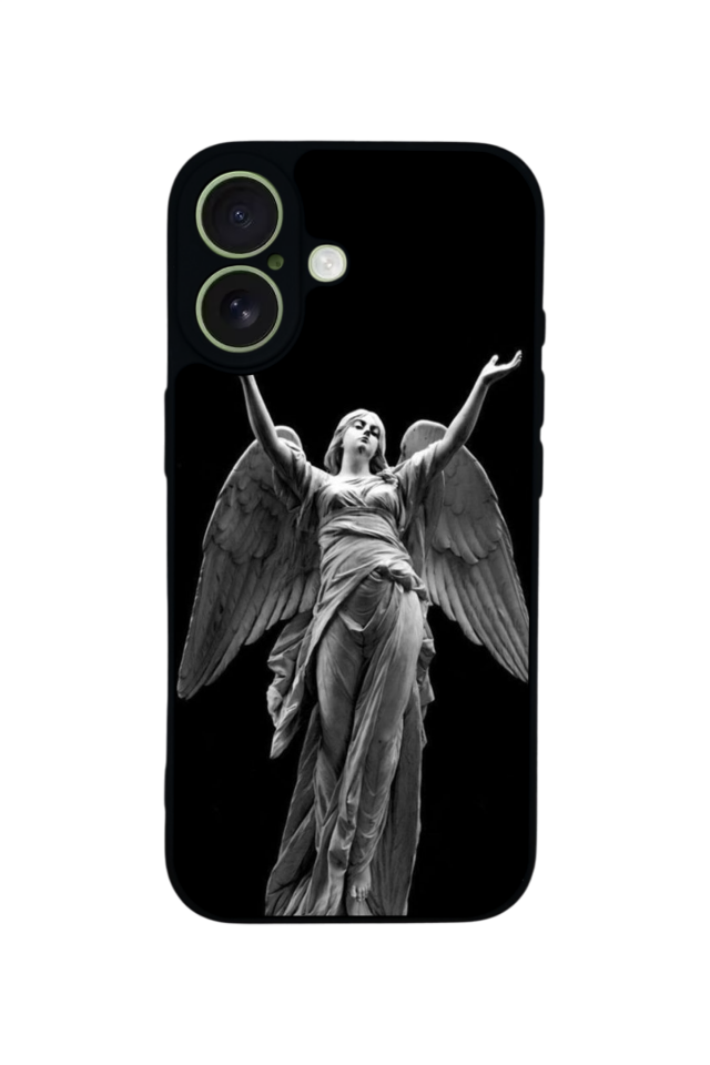 iPhone 17 Uyumlu Melek Tasarımlı Glossy Premium Kılıf