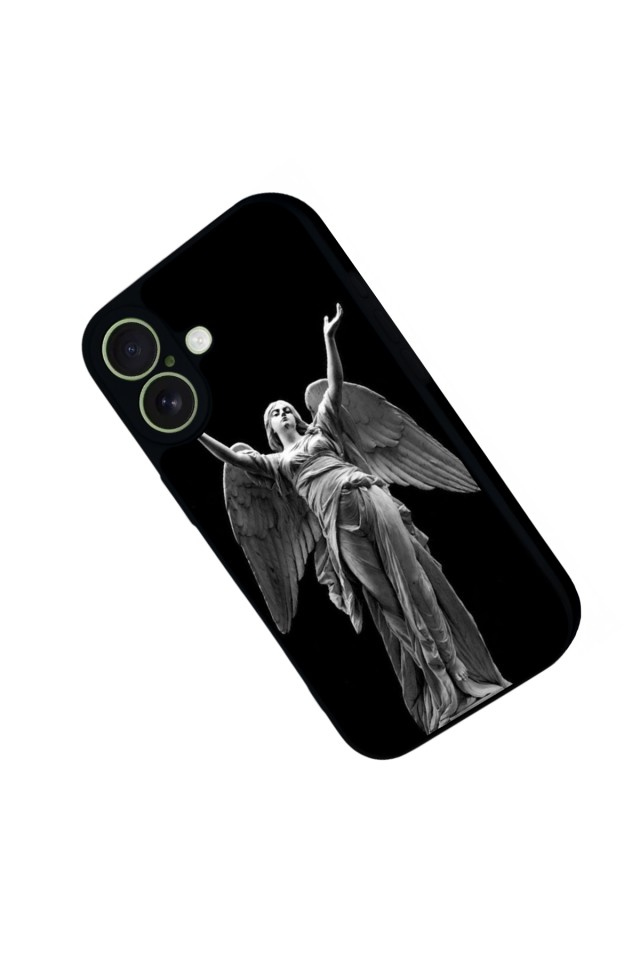 iPhone 17 Uyumlu Melek Tasarımlı Glossy Premium Kılıf