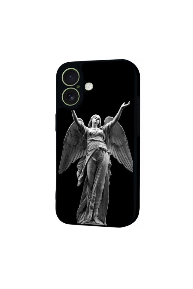 iPhone 17 Uyumlu Melek Tasarımlı Glossy Premium Kılıf