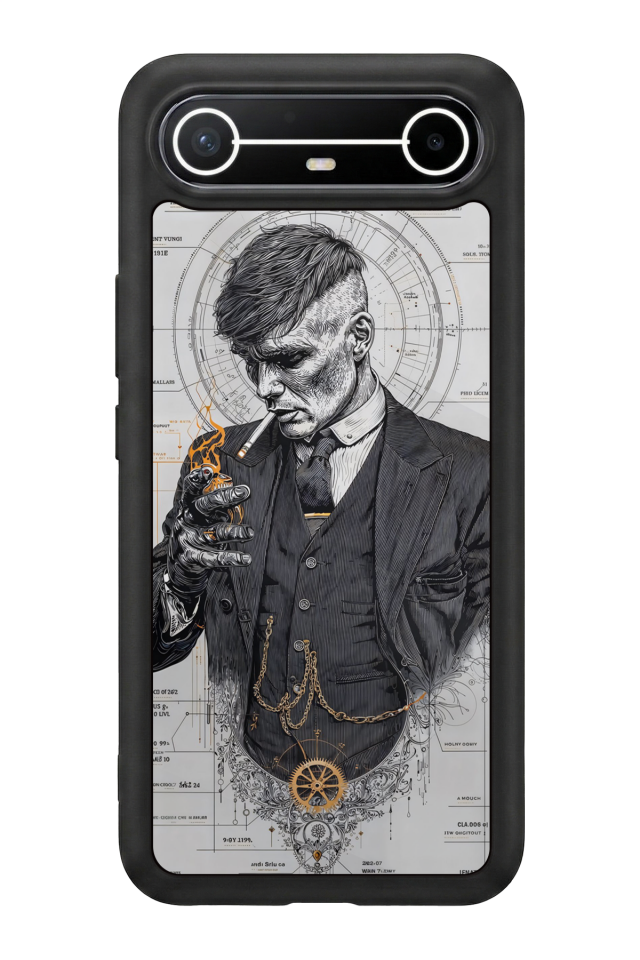 Tecno Spark Slim 5G Uyumlu Peaky Blinders Tasarımlı Glossy Premium Kılıf