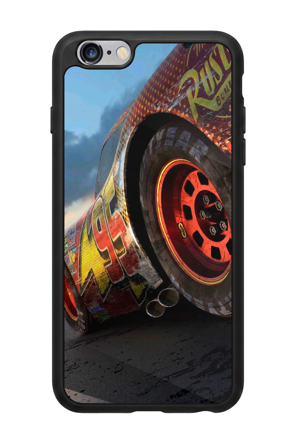 iPhone 6s Plus Uyumlu Şimsek McQueen Tasarımlı Glossy Premium Kılıf