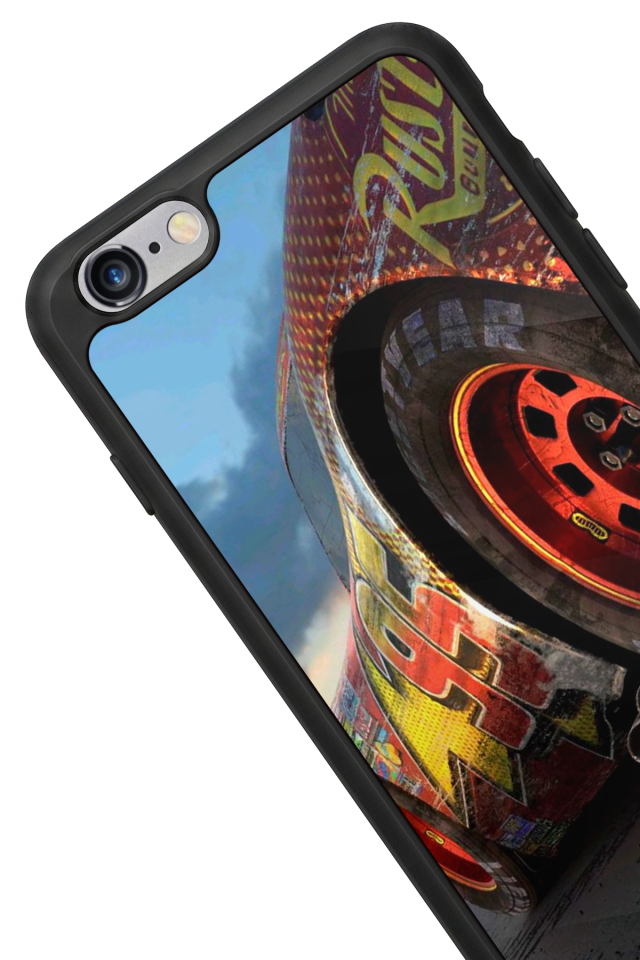 iPhone 6s Plus Uyumlu Şimsek McQueen Tasarımlı Glossy Premium Kılıf