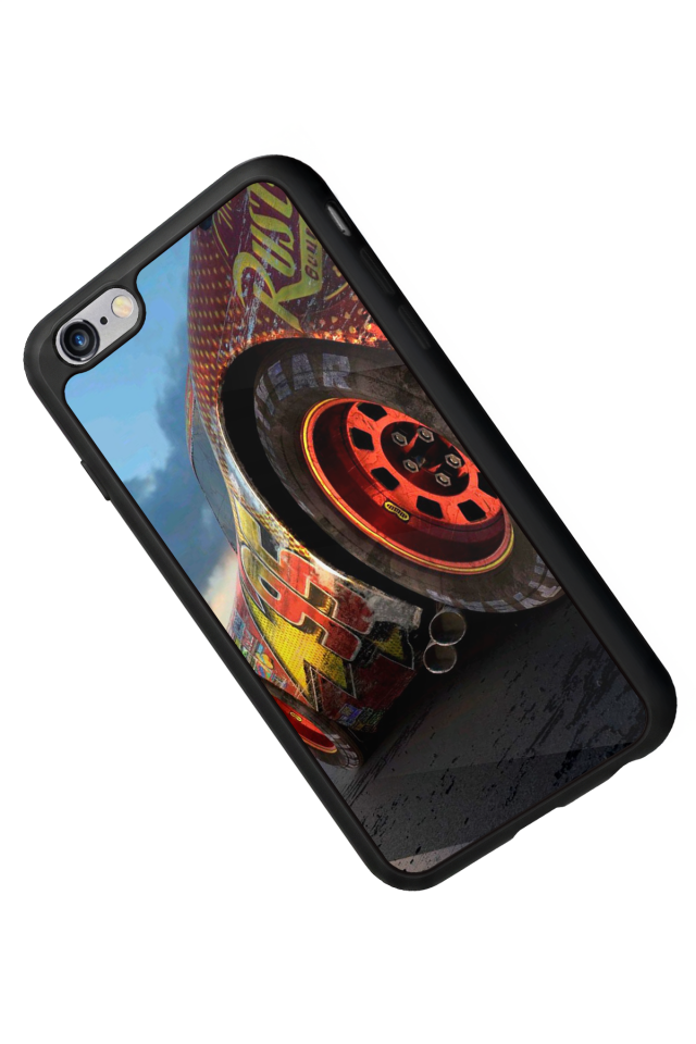 iPhone 6s Plus Uyumlu Şimsek McQueen Tasarımlı Glossy Premium Kılıf