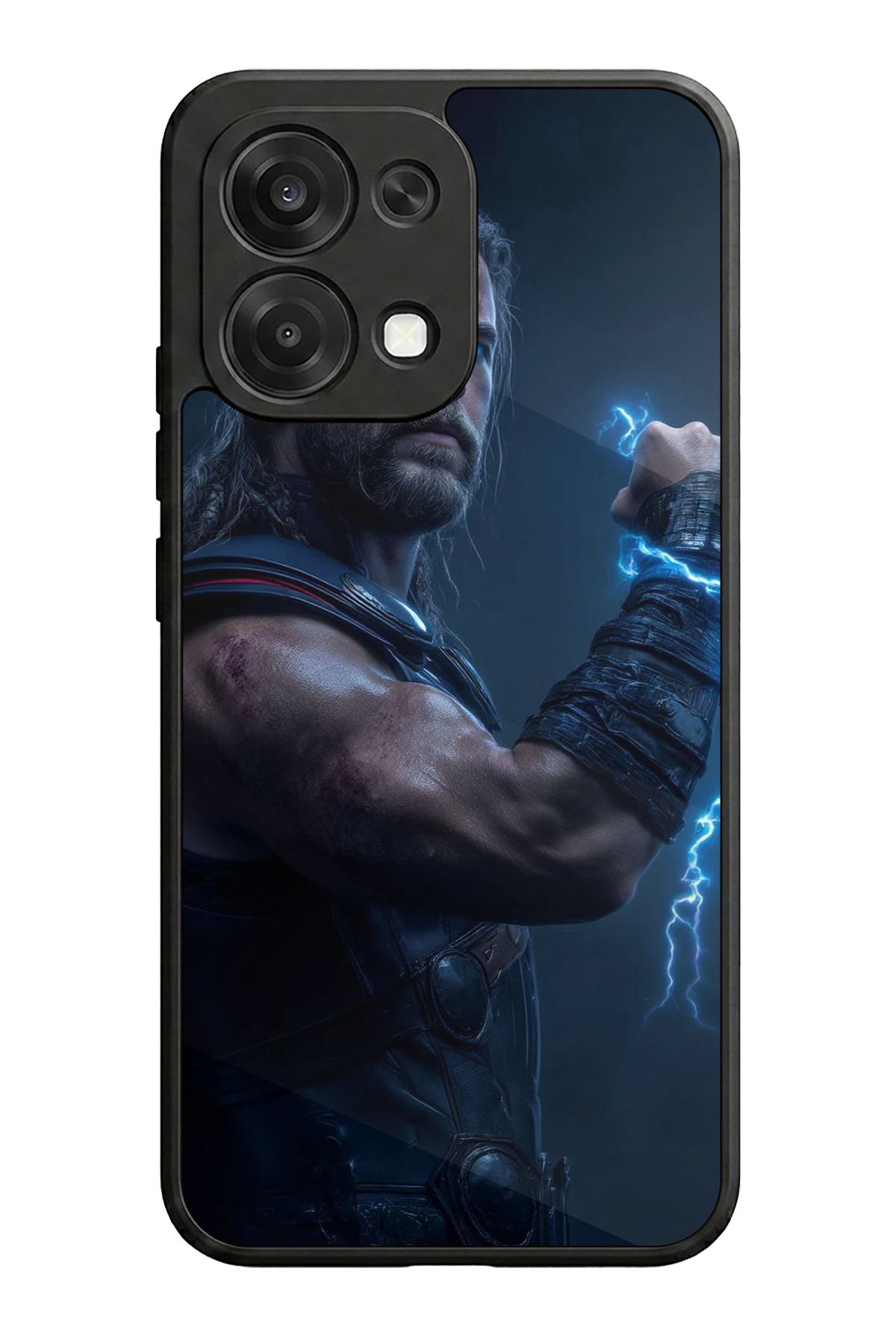 Oppo A6 Pro Uyumlu Thor Tasarımlı Glossy Premium Kılıf