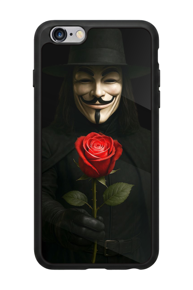 iPhone 6 Plus Uyumlu Vendetta Tasarımlı Glossy Premium Kılıf