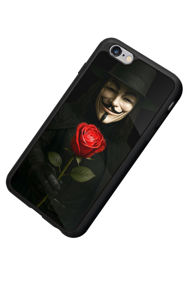 iPhone 6 Plus Uyumlu Vendetta Tasarımlı Glossy Premium Kılıf
