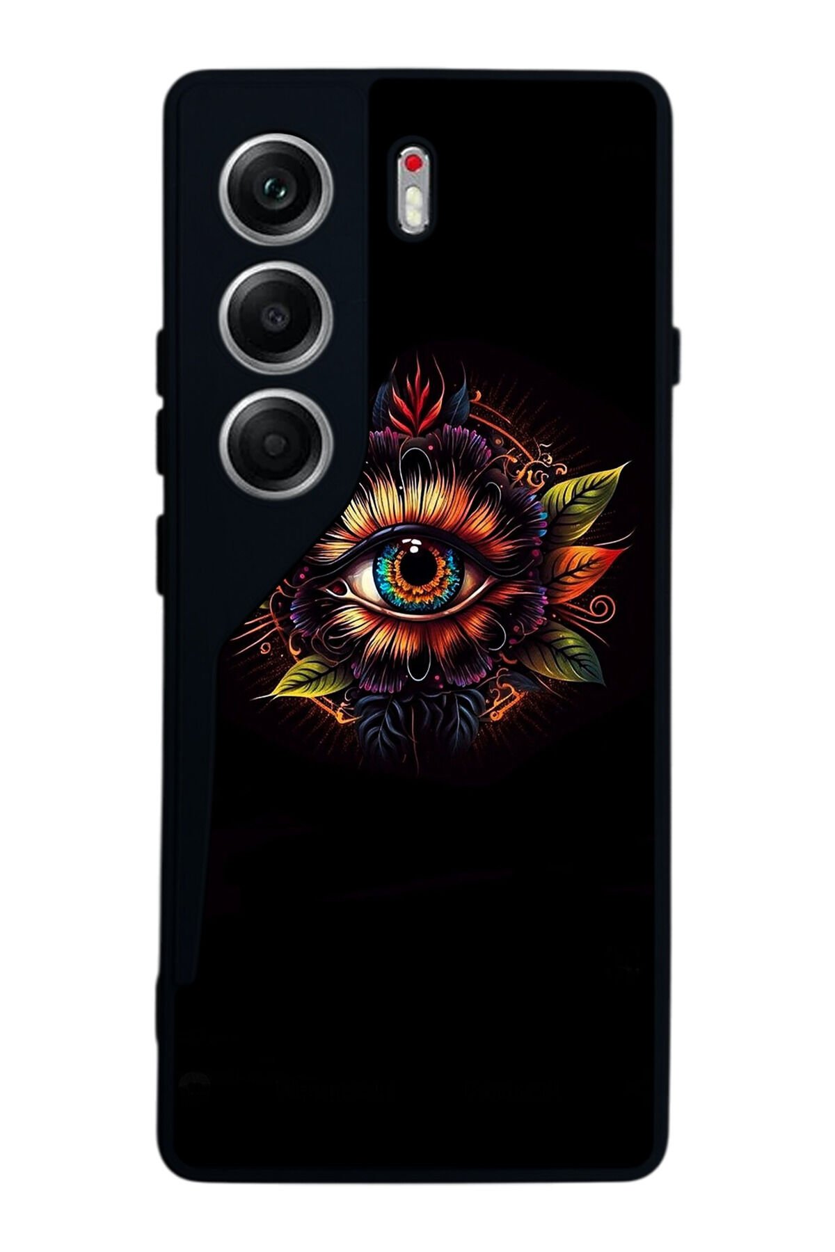 Tecno Camon 40 Uyumlu Göz Tasarımlı Glossy Premium Kılıf
