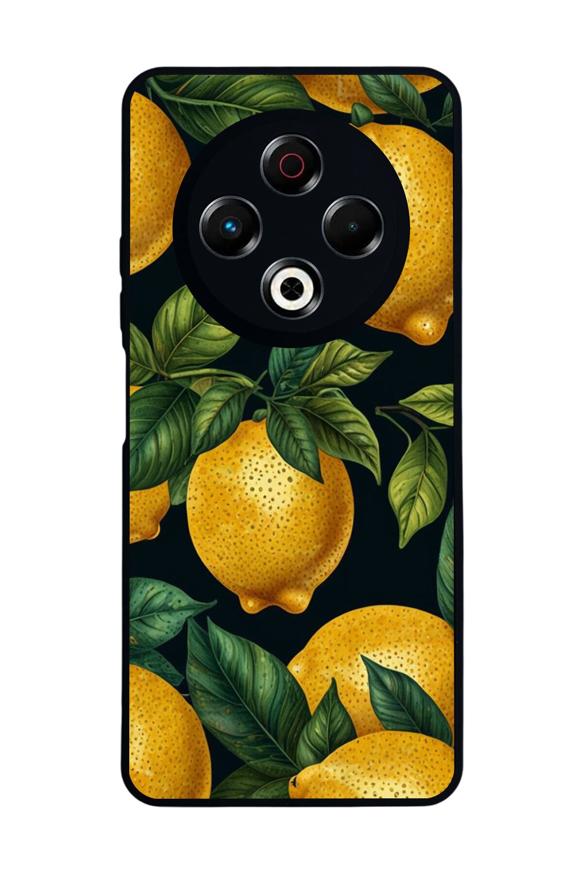 Tecno Spark 30 Uyumlu Limon Tasarımlı Glossy Premium Kılıf
