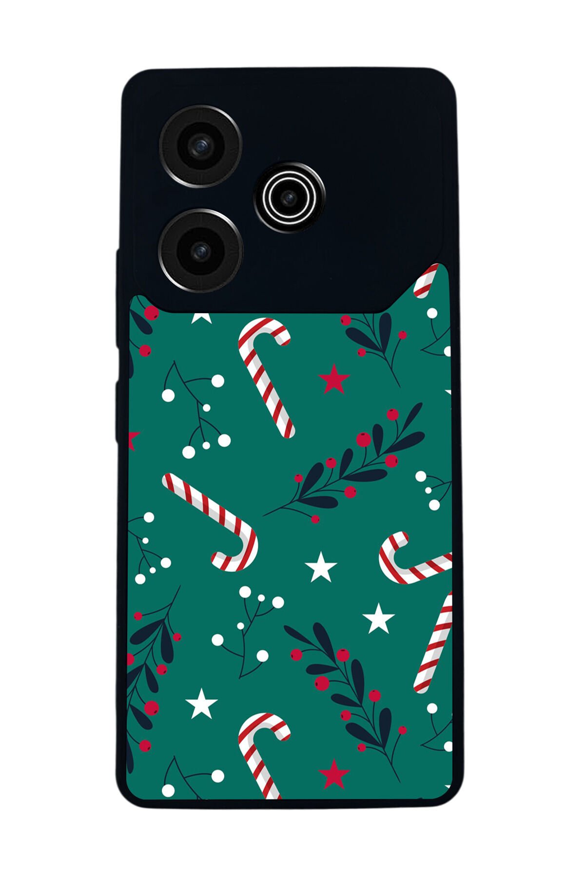 Tecno Pova 6 Uyumlu Yilbasi Christmas Tasarımlı Glossy Premium Kılıf