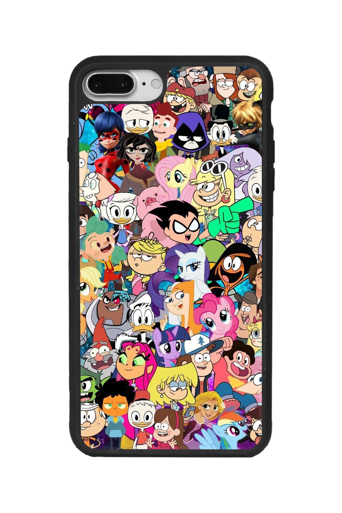 Apple iPhone 7 Plus Siyah Silikon Kılıf Çiziklere ve Darbelere Karşı Koruma