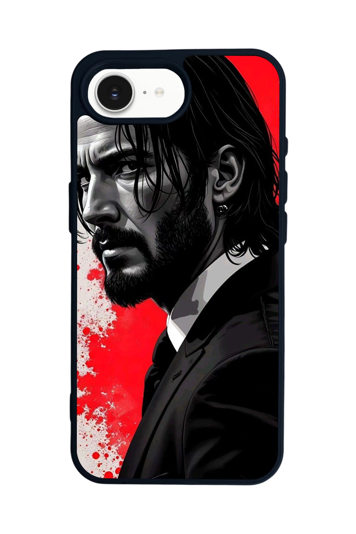 iPhone 16E Uyumlu JohnWick Tasarımlı Glossy Premium Kılıf