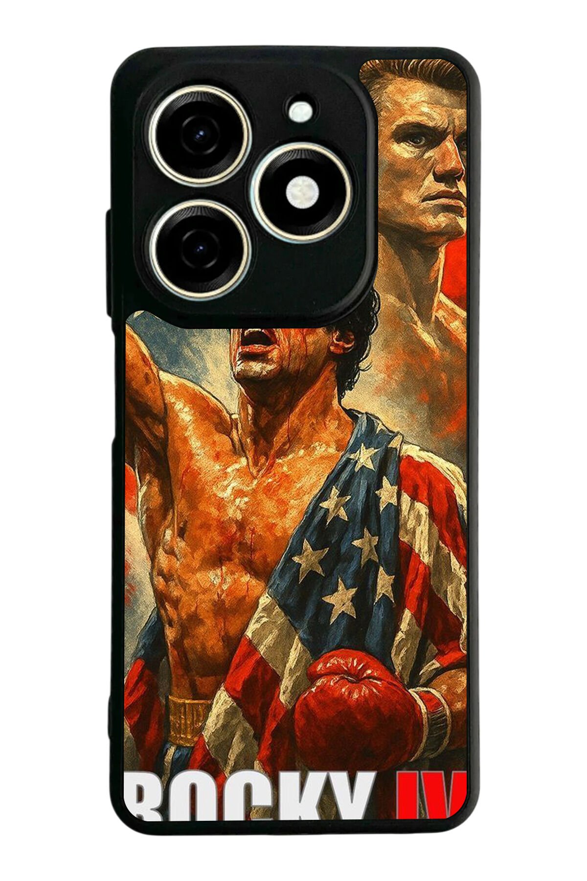 Infınıx Smart 8 Pro Uyumlu Rocky Tasarımlı Glossy Premium Kılıf