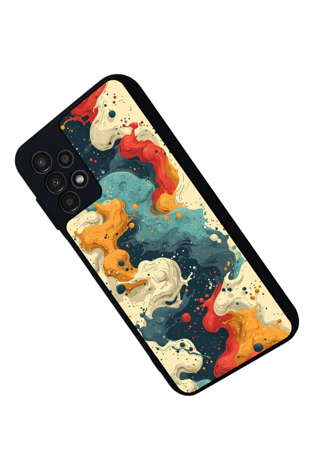 Samsung Galaxy A23 Uyumlu Abstract Tasarımlı Glossy Premium Kılıf