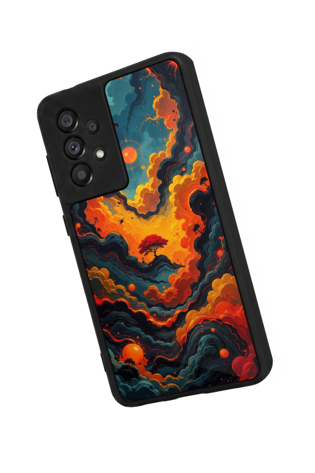 Samsung Galaxy A73 Uyumlu Abstract Tasarımlı Glossy Premium Kılıf