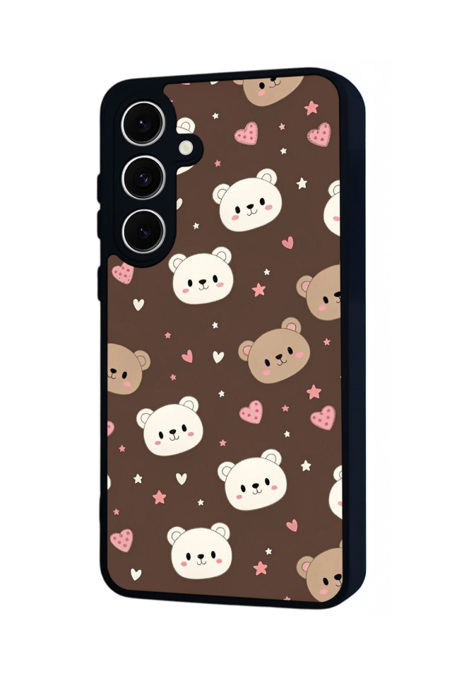 Samsung Galaxy S24 FE Uyumlu Ayı Tasarımlı Glossy Premium Kılıf