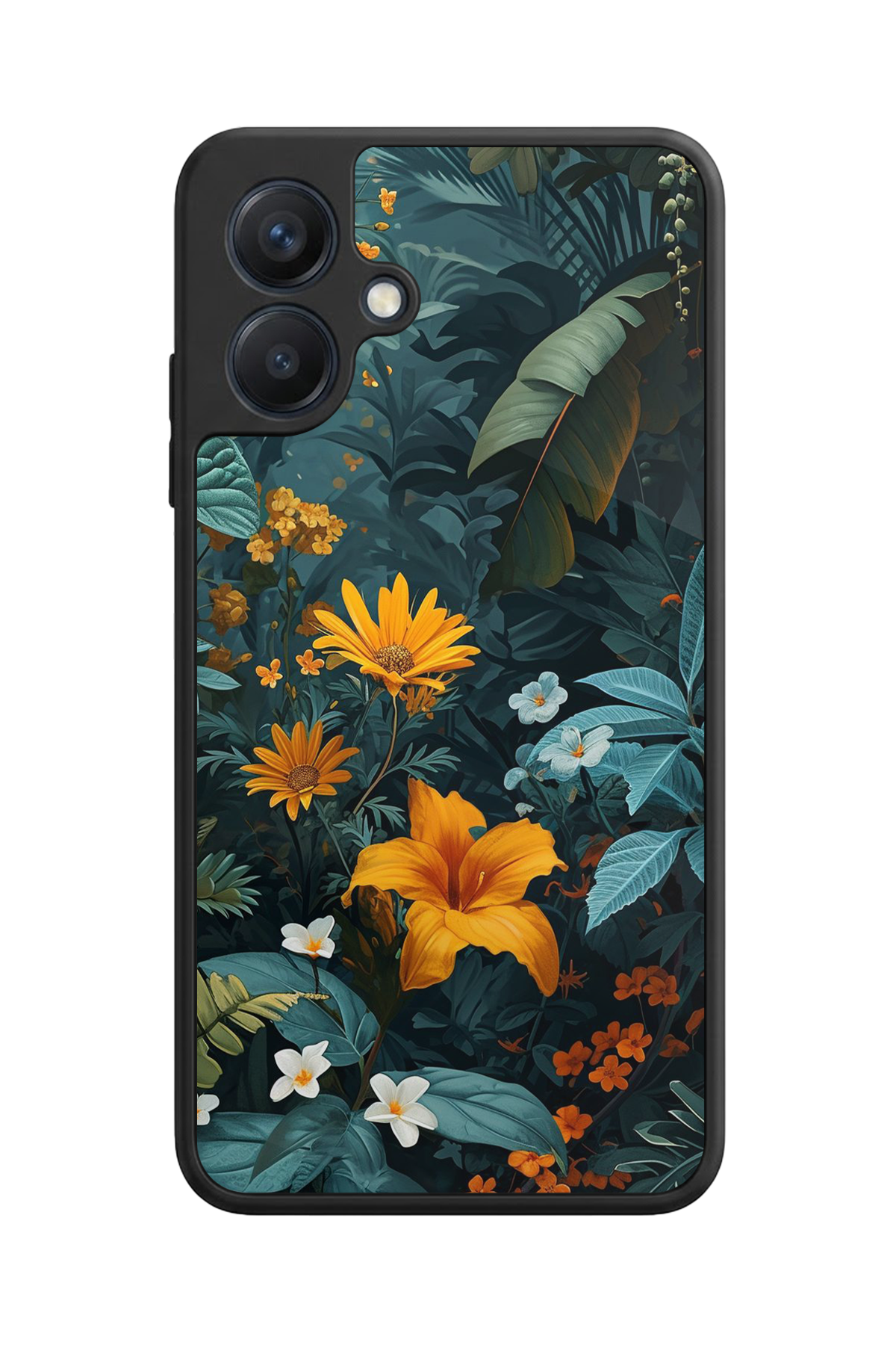 Samsung Galaxy A07 Uyumlu Botanik Tasarımlı Glossy Premium Kılıf