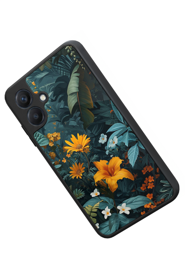 Samsung Galaxy A07 Uyumlu Botanik Tasarımlı Glossy Premium Kılıf