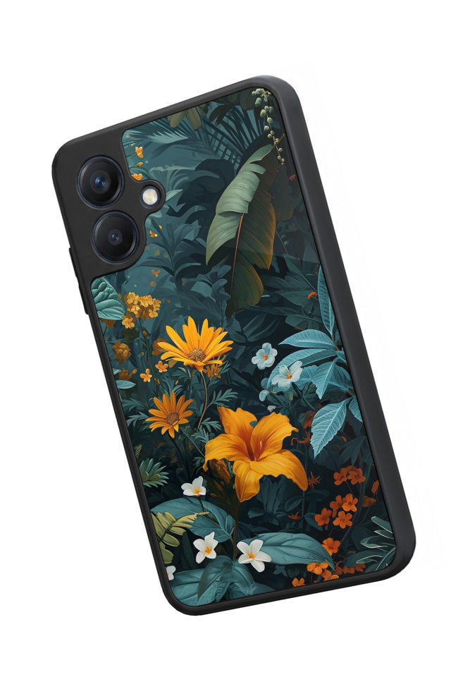 Samsung Galaxy A07 Uyumlu Botanik Tasarımlı Glossy Premium Kılıf