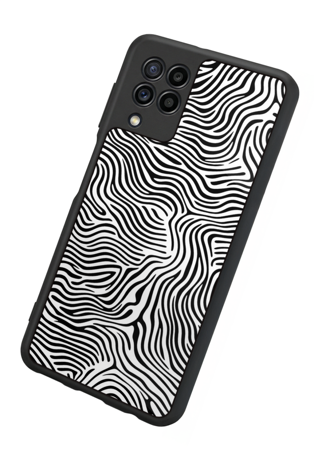 Samsung Galaxy M32 Uyumlu Çizgi Sanatı Tasarımlı Glossy Premium Kılıf