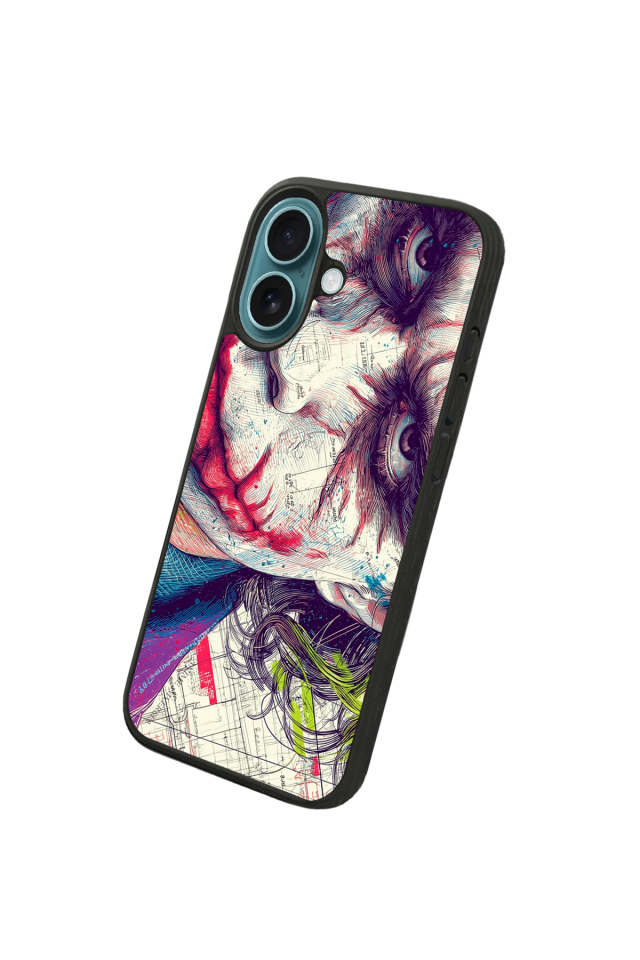 iPhone 16 Plus Uyumlu Joker Tasarımlı Glossy Premium Kılıf