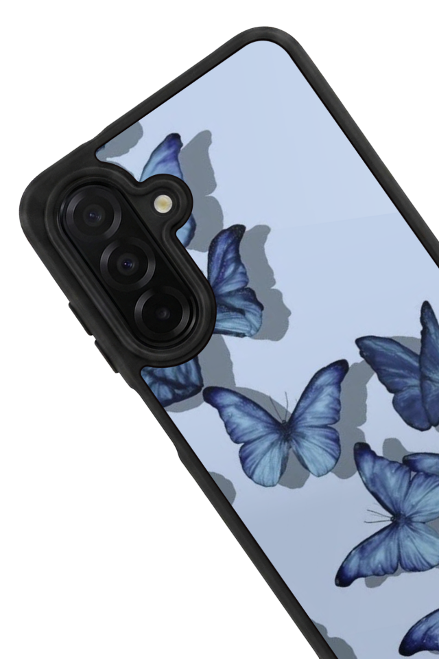 Samsung Galaxy A56 Uyumlu Kelebek Tasarımlı Glossy Premium Kılıf