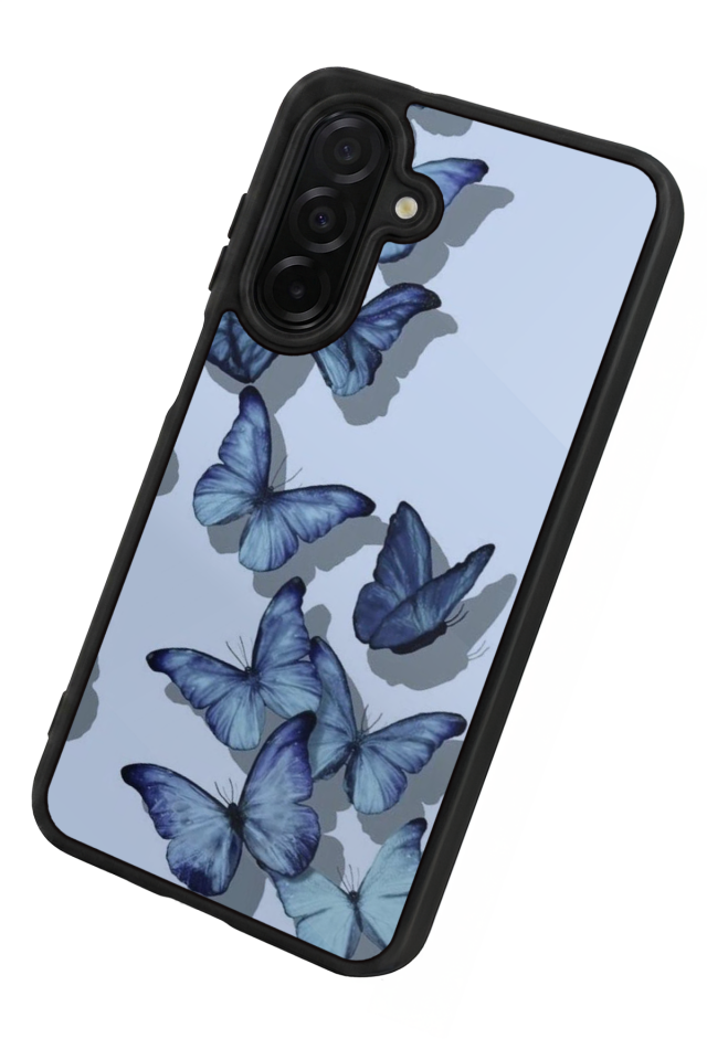 Samsung Galaxy A56 Uyumlu Kelebek Tasarımlı Glossy Premium Kılıf
