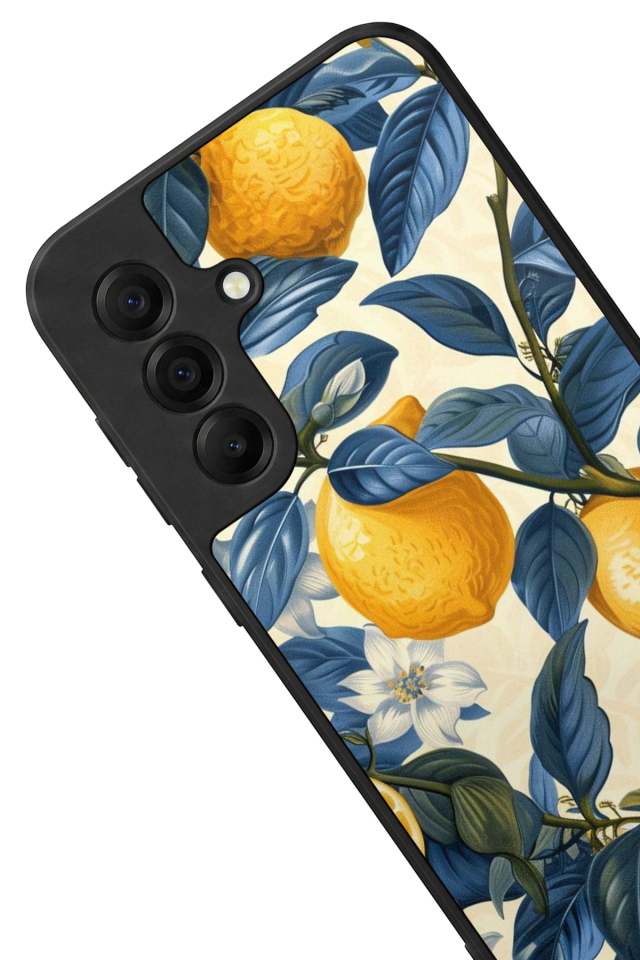 Samsung Galaxy A17 Uyumlu Limon Tasarımlı Glossy Premium Kılıf