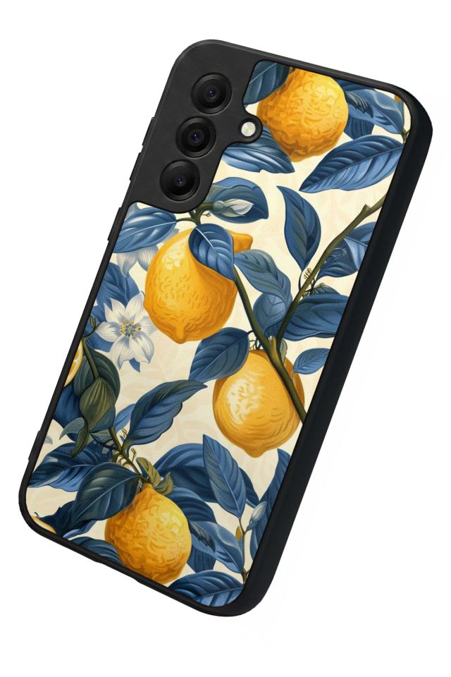 Samsung Galaxy A17 Uyumlu Limon Tasarımlı Glossy Premium Kılıf