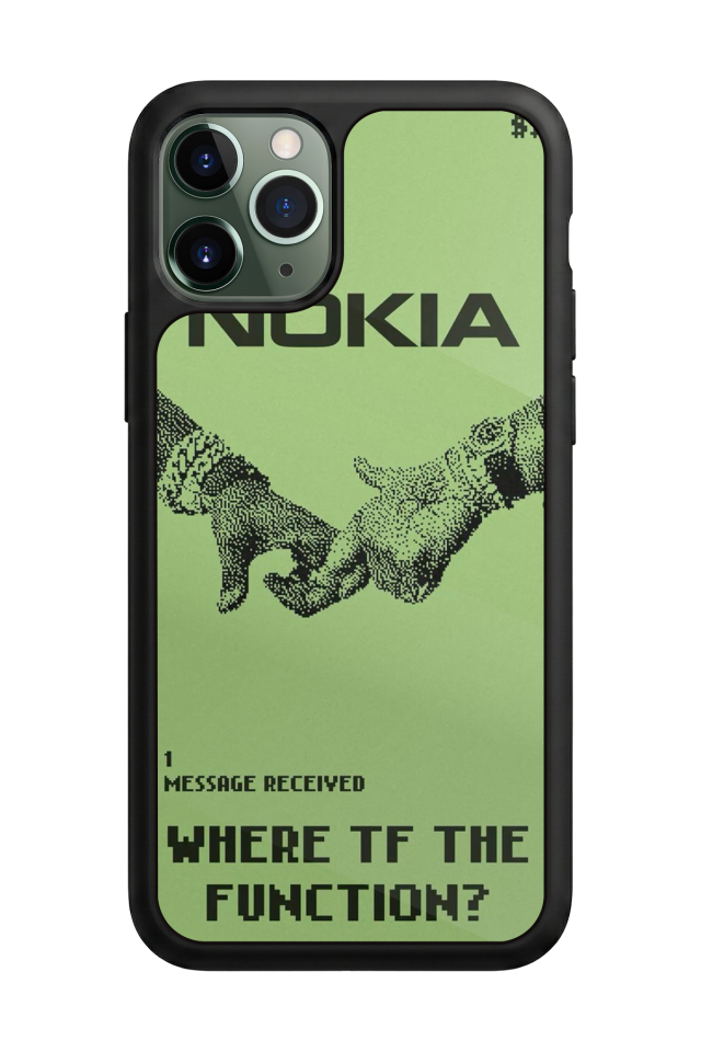 iPhone 11 Pro Max Uyumlu Nokia Tasarımlı Glossy Premium Kılıf
