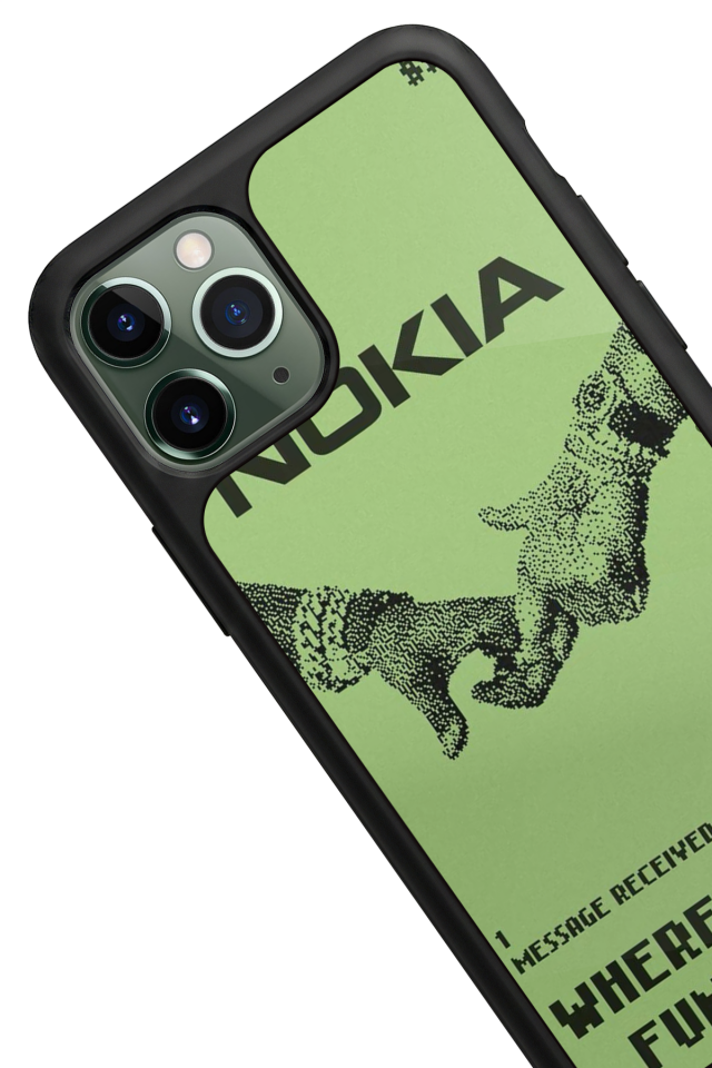 iPhone 11 Pro Max Uyumlu Nokia Tasarımlı Glossy Premium Kılıf