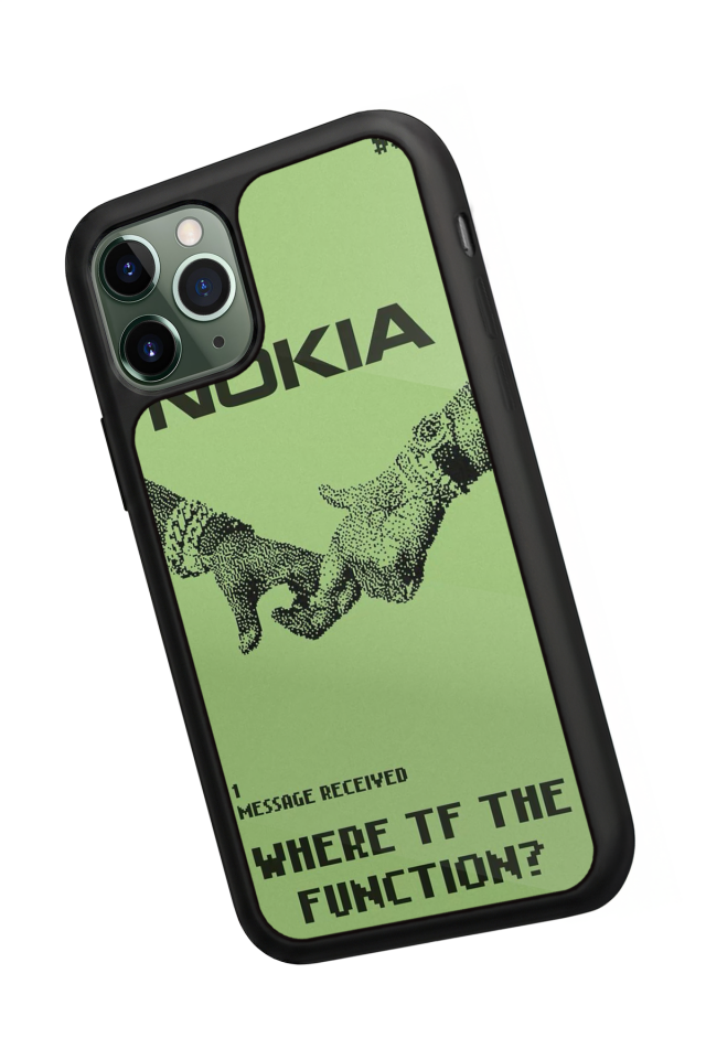 iPhone 11 Pro Max Uyumlu Nokia Tasarımlı Glossy Premium Kılıf