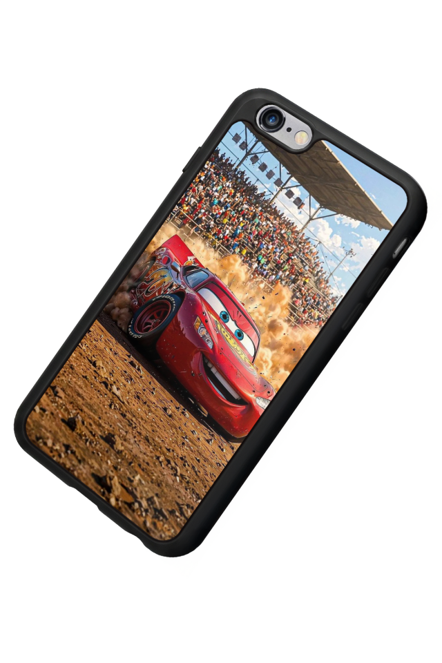 iPhone 6s Plus Uyumlu Şimsek McQueen Tasarımlı Glossy Premium Kılıf