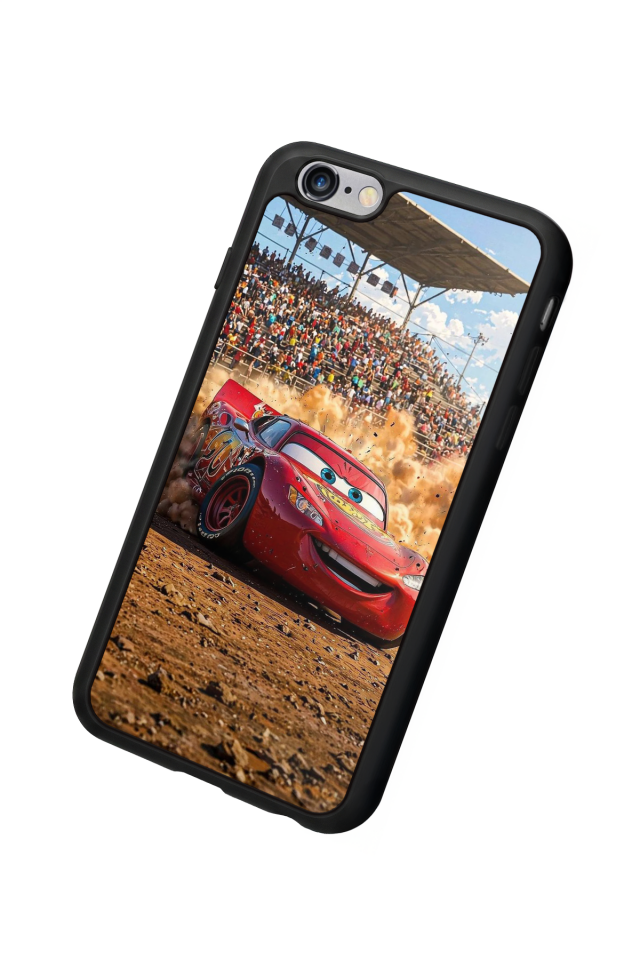 iPhone 6s Plus Uyumlu Şimsek McQueen Tasarımlı Glossy Premium Kılıf